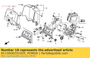 honda 81130GEZ010ZF bekledingsset binnen (wl) * nh1 * (nh1 zwart) - Onderkant