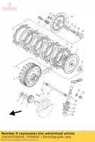 336163240000, Yamaha, plaat, koppeling 1 yamaha  sr tw usa 125 200 230 1974 1989 1992 1996 1997 1998 1999 2000 2001 2002 2003 2004 2017 2018 2019 2020, Nieuw