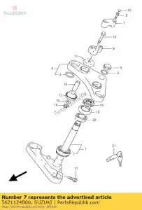 suzuki 5621124B00 suporte - Lado inferior