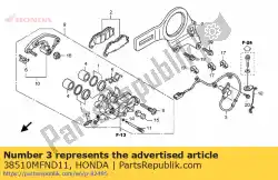 Here you can order the no description available at the moment from Honda, with part number 38510MFND11: