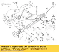 1C001972, Piaggio Group, unidade de controle eletro-hidráulico abs piaggio x 125 350 500 2012, Novo