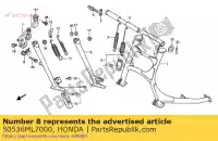 50536ML7000, Honda, momenteel geen beschrijving beschikbaar honda vfr 750 1986 1987, Nieuw