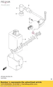 suzuki 3341008G00 bobine assy, ??allumer - La partie au fond