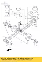 1214102B70050, Suzuki, anillo, pistón suzuki rm  rm80 80 , Nuevo