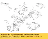 00H03801981, Piaggio Group, coperchio del radiatore derbi gpr 125 2004, Nuovo