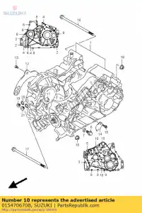 suzuki 015470670B tornillo - Lado inferior