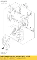 5930136810, Suzuki, Padset suzuki rm  rmz rmx z rm125 rm250 z450 z250 z450z rmx450z rmz250 rmz450 125 250 450 , Nuovo