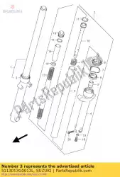 Here you can order the tube,outer,r(si from Suzuki, with part number 5113013G0013L: