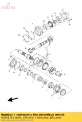 veer, compressie (5a8) van Yamaha, met onderdeel nummer 905017563800, bestel je hier online: