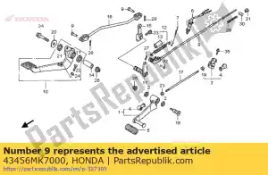 honda 43456MK7000 perno, snodo centrale - Il fondo