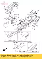 3LDY21712000, Yamaha, cover, side (3ld2 lgg left) yamaha xtz supertenere 750, New