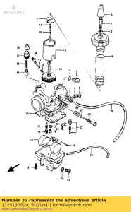 Suzuki 1325130520 guarnizione, galleggiante ch - Il fondo