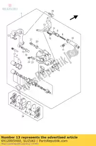 suzuki 6912005H00 parking - Bottom side