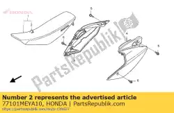 Tutaj możesz zamówić skórzane siedzisko od Honda , z numerem części 77101MEYA10: