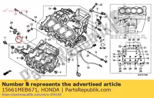 honda 15661MEB671 szukacz, poziom oleju - Dół