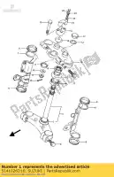 5141026D10, Suzuki, descrição não disponível suzuki gsx  g f gsxr w gsx1100g 1100 , Novo