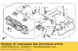 Here you can order the clamp, hose from Honda, with part number 16965MELD21: