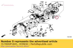 Ici, vous pouvez commander le condenseur pour démarreur à rappel auprès de Honda , avec le numéro de pièce 31700HP1841: