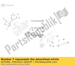 Aprilia 82958R, Startmotor versnelling, OEM: Aprilia 82958R