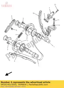 yamaha 945914015000 ketting (4km) - Onderkant