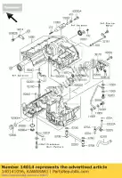 140141056, Kawasaki, posizione della piastra zx900-a1 kawasaki gpx gpz gtr zl zrx zx zxr zz r zzr 750 900 1000 1100 1200 1985 1986 1987 1988 1989 1990 1991 1992 1993 1994 1995 1996 1997 1998 1999 2000 2001 2002 2003 2004 2005 2006, Nuovo