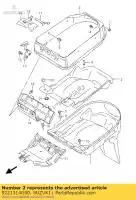 9221314G00, Suzuki, tappetino, scatola per casco suzuki an burgman  s an250 an400s 400 250 , Nuovo