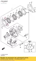 Here you can order the spring,side pla from Suzuki, with part number 6429631G00: