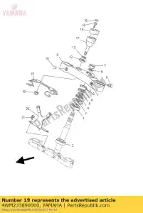 yamaha 4WM233890000 guide, cable - Bottom side