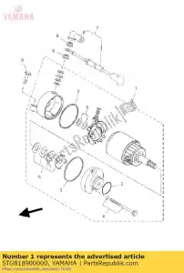 yamaha 5TG818900000 starter motor - Bottom side