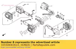 Aquí puede pedir no hay descripción disponible de Honda , con el número de pieza 33550KW3610: