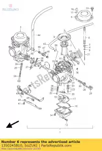 Suzuki 1350245B10 capa, diafragma - Lado inferior