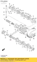 2412124B12, Suzuki, eje, mostrador suzuki  ls 650 1991 1994 1996 1997 1998 1999 2000 2001 2002 2003 2017 2018, Nuevo