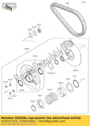 Qui puoi ordinare distanziatore, t = 1. 00 da Kawasaki , con numero parte 920261565: