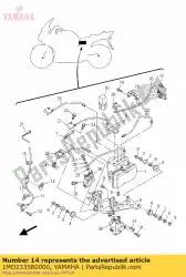 Aquí puede pedir tapón de soporte 1 de Yamaha , con el número de pieza 1MD233580000: