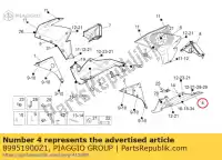 89951900Z1, Piaggio Group, lh pilar aprilia rsv rsv4 1000 2011 2012 2013, Novo