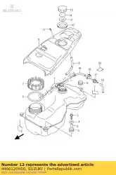 Here you can order the gasket set,fuel from Suzuki, with part number 4466120H00: