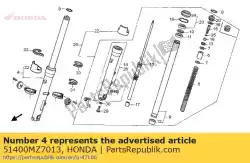 Here you can order the no description available at the moment from Honda, with part number 51400MZ7013: