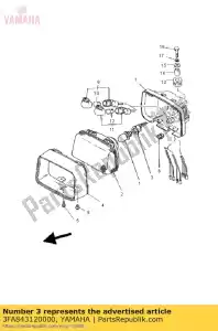 Yamaha 3FA843120000 tomada - Lado inferior