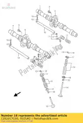 Qui puoi ordinare set di molle, valvola da Suzuki , con numero parte 1292017C00: