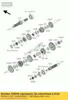 920461259, Kawasaki, Rolamento-agulha, tk2535 vn1500-e kawasaki vn 1500 1600 1998 1999 2000 2001 2002 2003 2004 2005 2006 2007, Novo