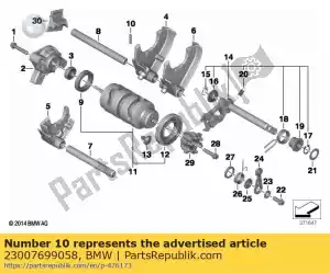 bmw 23007699058 goupille cylindrique - b4x34,8 - La partie au fond