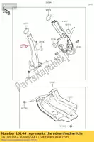 161460867, Kawasaki, 01 couvercle-assy,cadre,lh kawasaki klx230r klx230 230 , Nouveau