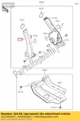 Aquí puede pedir 01 conjunto de cubierta, marco, izda. De Kawasaki , con el número de pieza 161460867: