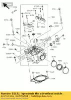 921511516, Kawasaki, bout, 10x133 zx1200-a1 kawasaki kfx zx 450 1200 2000 2001 2002 2003 2004 2005 2006 2008 2009 2010 2011 2012 2013 2014, Nieuw