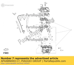 Aprilia AP4ABN000117, Schroef m6x130, OEM: Aprilia AP4ABN000117