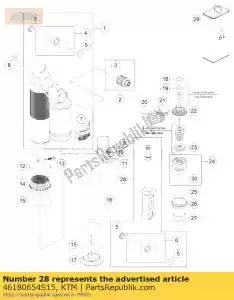 ktm 46180654S15 dolna cz??? monoshock - Dół