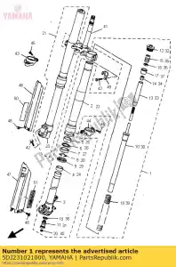 Yamaha 5DJ231021000 ensemble de fourche avant (l.h) - La partie au fond