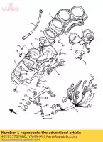 41Y83570F000, Yamaha, snelheidsmeter assy yamaha xj xjf 600 900, Nieuw