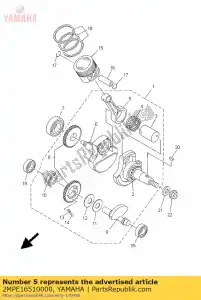 yamaha 2MPE16510000 rod, connecting - Bottom side