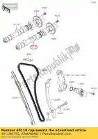 491180755, Kawasaki, camshaft-comp,in kawasaki kle versys e f vulcan special edition se en s ag bg vn b 650 abs en650 kle650 650l lams cafe , New